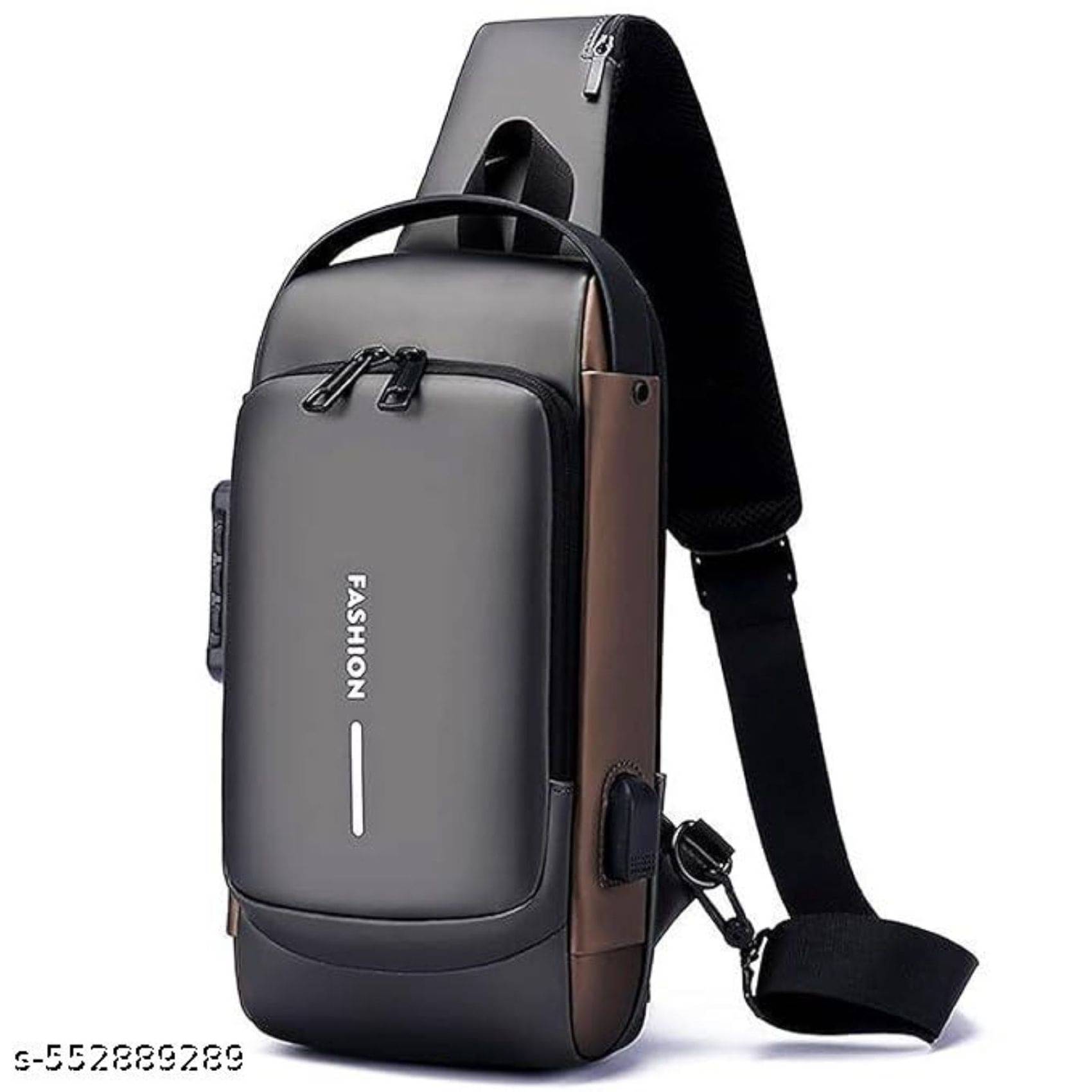 THR3E STROKES Grey,Black Diaper Bags ( 1 Pc ) THR3E STROKES Grey,Black Diaper Bags ( 1 Pc )