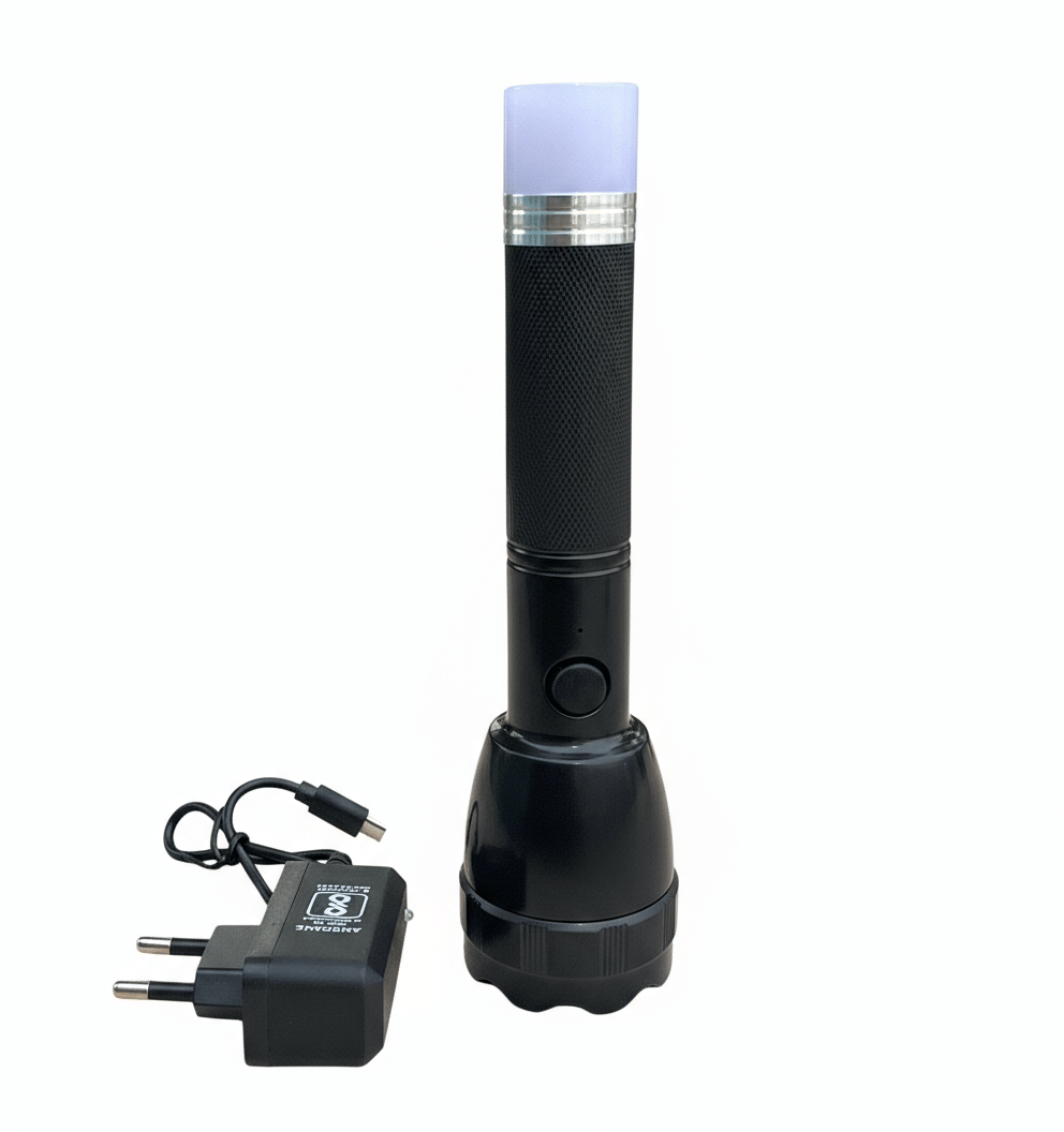 Tapixaa - 40W Rechargeable Flashlight Torch ( Pack of 1 ) Tapixaa - 40W Rechargeable Flashlight Torch ( Pack of 1 )