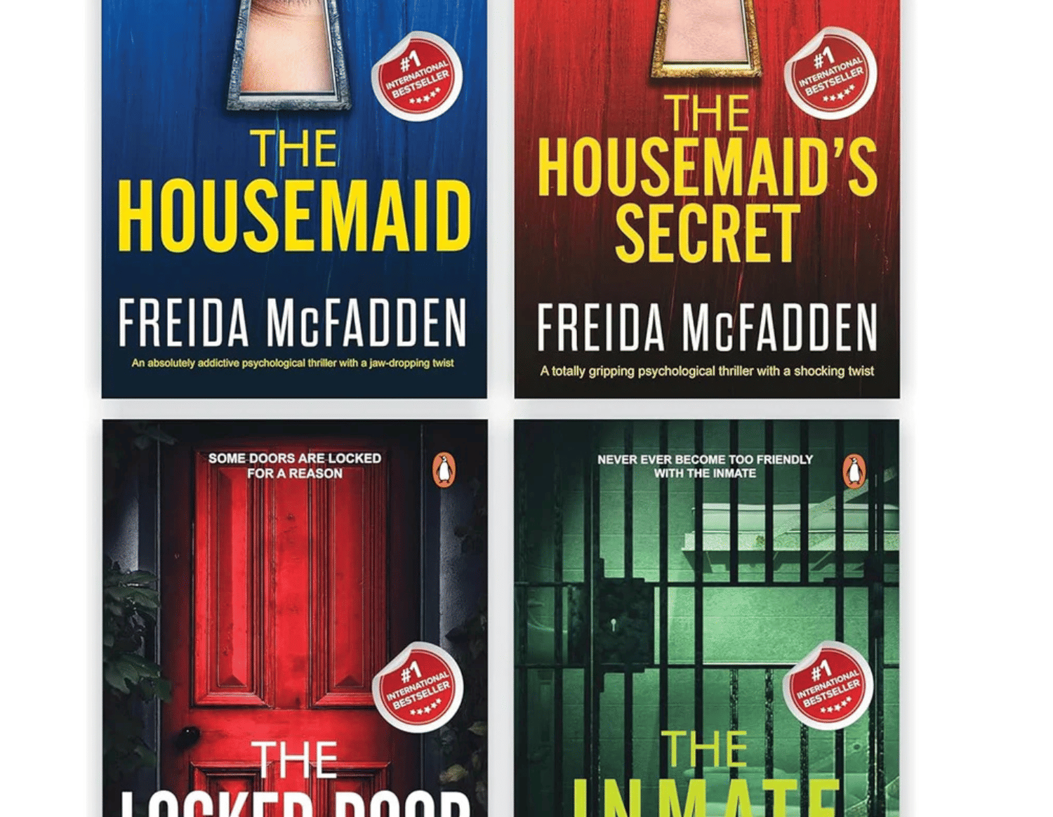 The Housemaid, The Housemaid's Secret, The Locked Door & The Inmate     			The Housemaid, The Housemaid's Secret, The Locked Door & The Inmate
