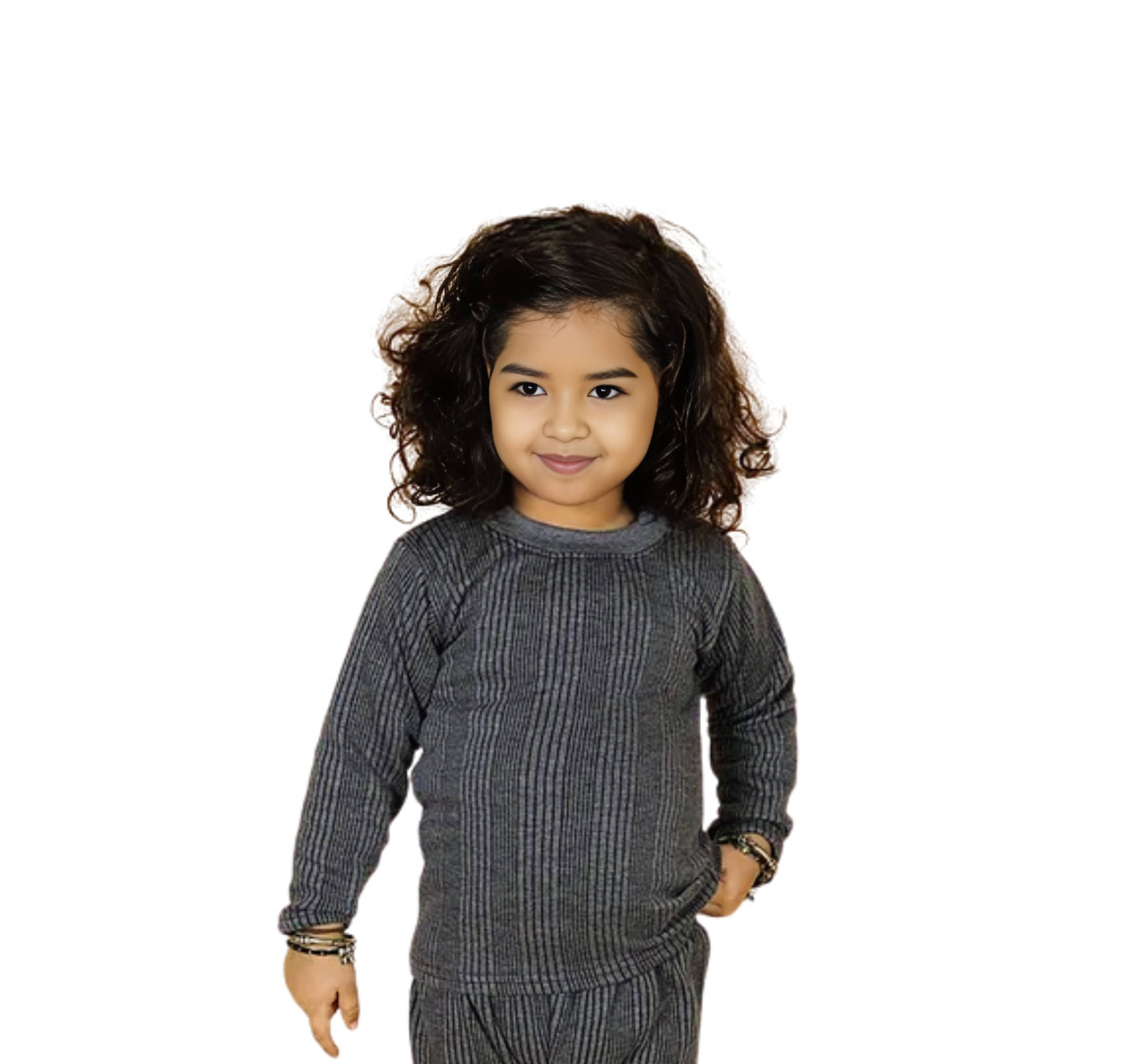     			Tik Tok wears Pack of 1 Boys Cotton Blend Thermal Top ( Black )