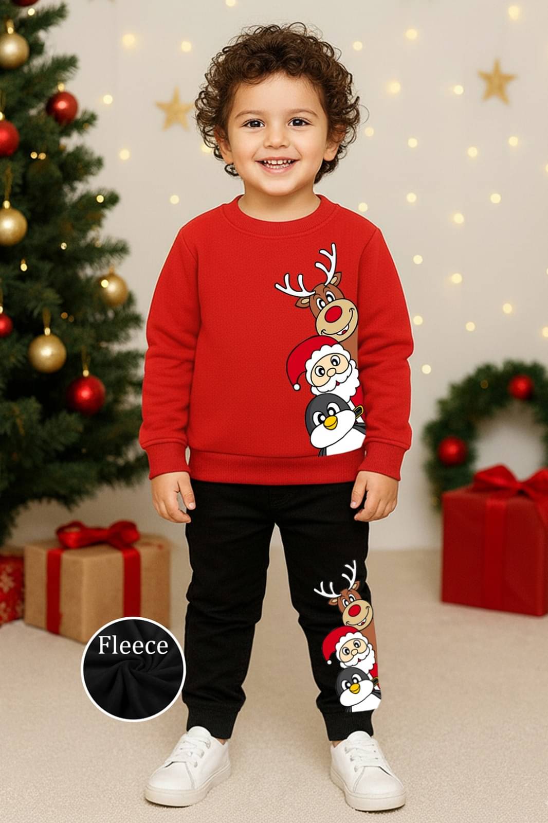 Trampoline Pack of 1 Unisex Fleece Sweatshirt & Trackpant Set ( Multicolor ) Trampoline Pack of 1 Unisex Fleece Sweatshirt & Trackpant Set ( Multicolor )