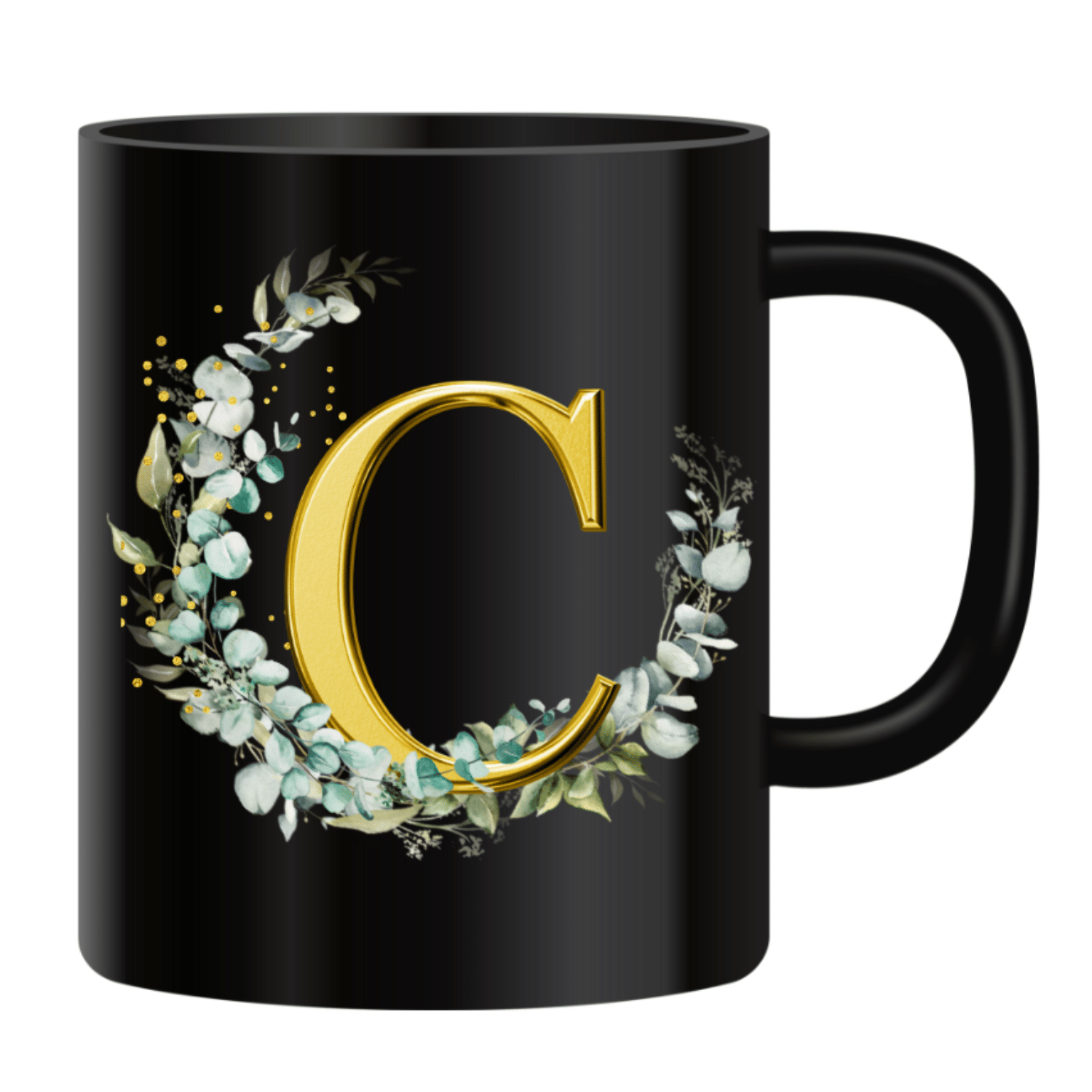 VK Fashion Alphabet Printed C Ceramic Coffee Mug 350 mL ( Pack of 1 )     			VK Fashion Alphabet Printed C Ceramic Coffee Mug 350 mL ( Pack of 1 )