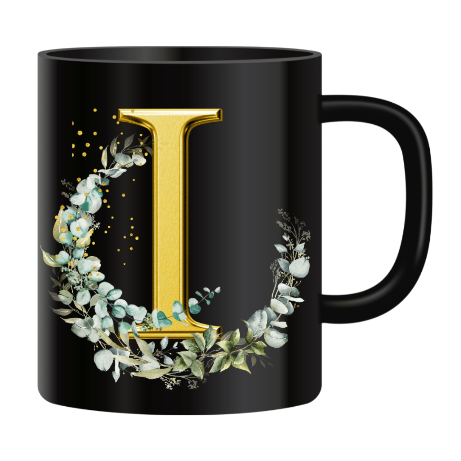     			VK Fashion Alphabet Printed I Ceramic Coffee Mug 350 mL ( Pack of 1 )