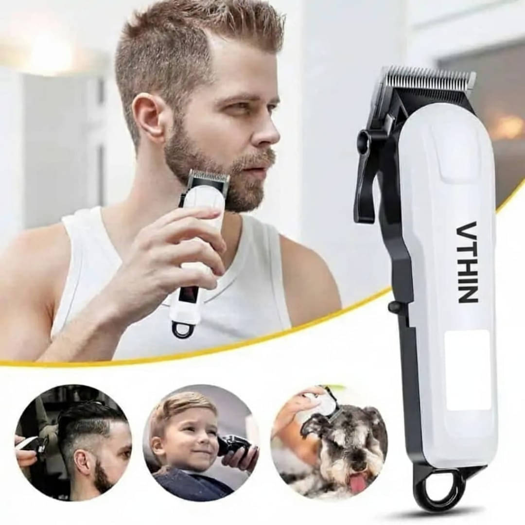     			VTHIN 809 White Corded,Cordless Beard Trimmer With 120 minutes Runtime