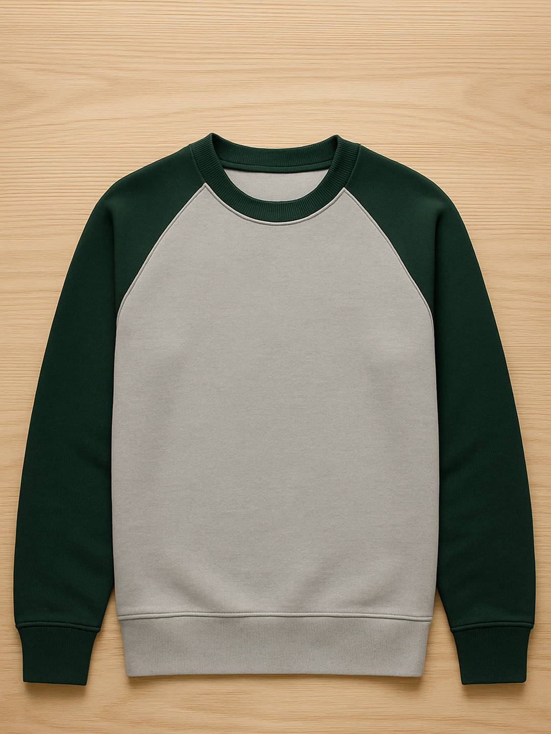 YONGE Fleece Round Neck Men's Sweatshirt - Green ( Pack of 1 )     			YONGE Fleece Round Neck Men's Sweatshirt - Green ( Pack of 1 )