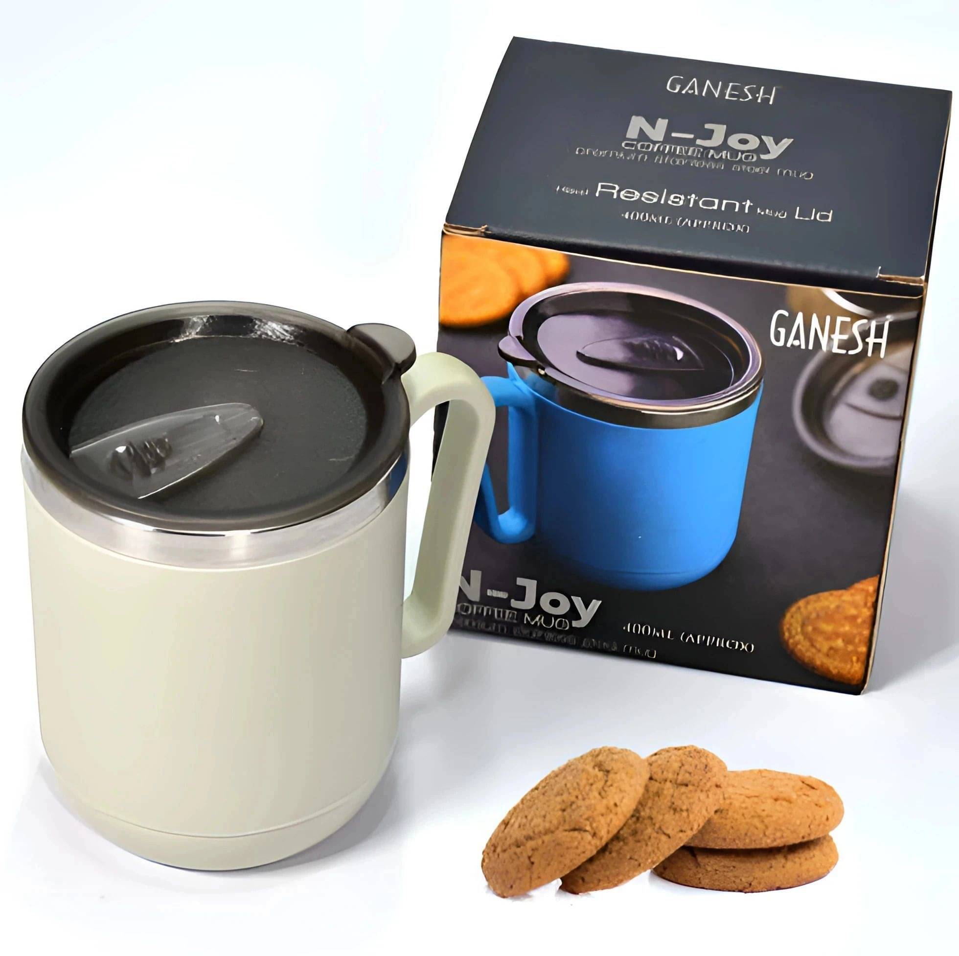     			deodap Stainless Steel Coffee Mug 400 mL ( Pack of 1 )