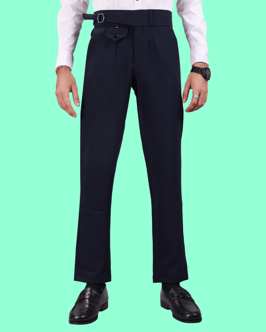     			ikigai Regular Men's Formal Trouser - Blue ( Pack of 1 )