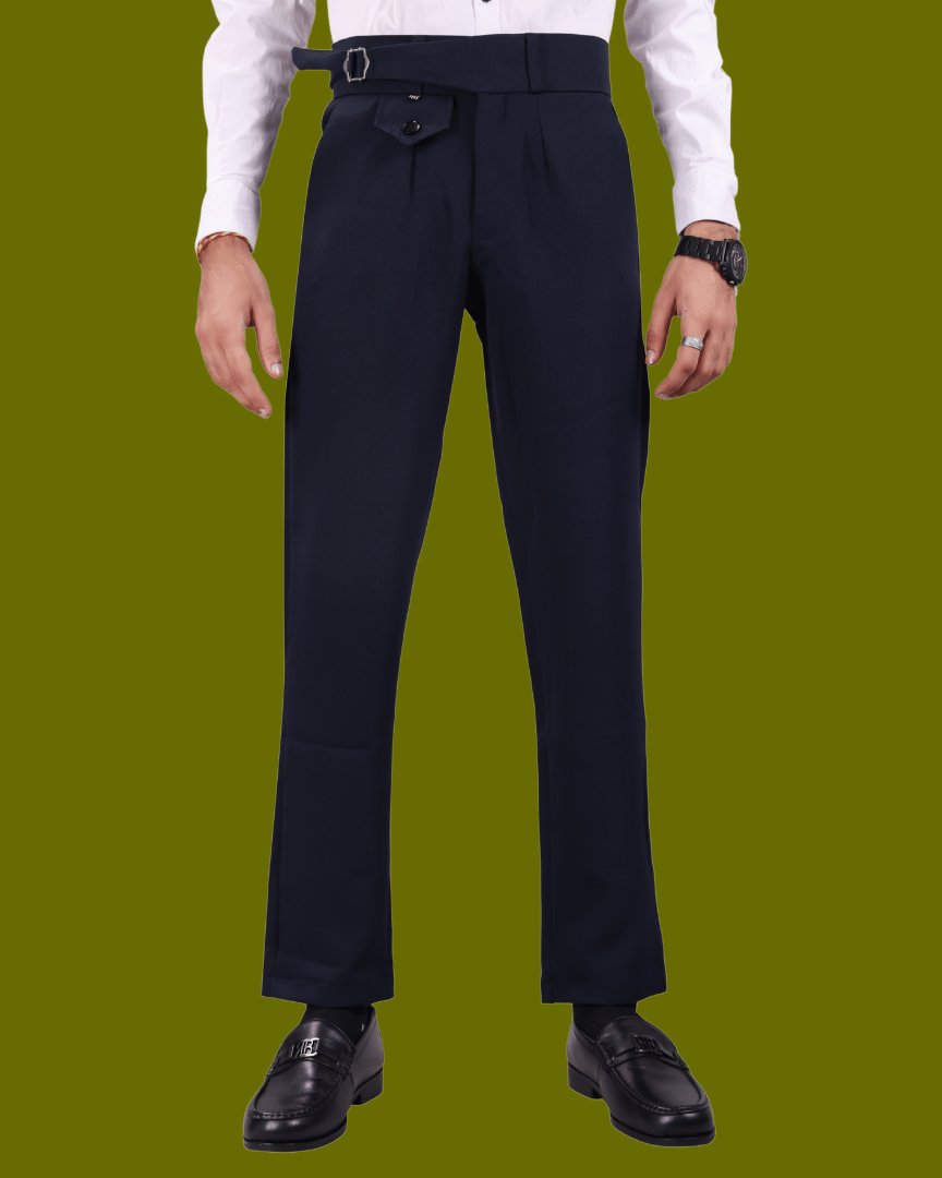     			ikigai Regular Men's Formal Trouser - Blue ( Pack of 1 )