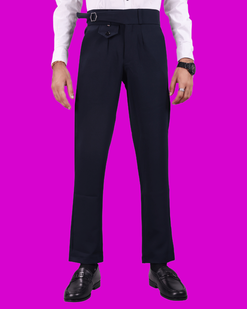     			ikigai Regular Men's Formal Trouser - Blue ( Pack of 1 )