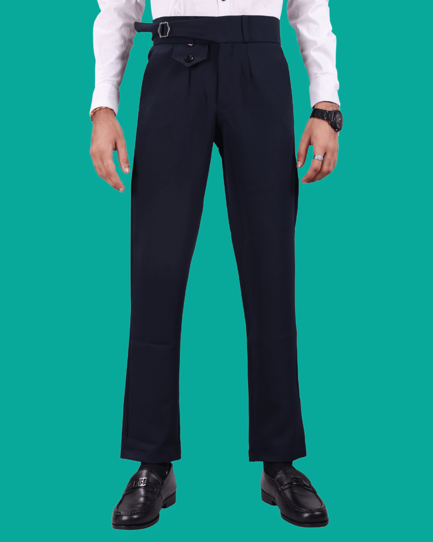     			ikigai Regular Men's Formal Trouser - Blue ( Pack of 1 )