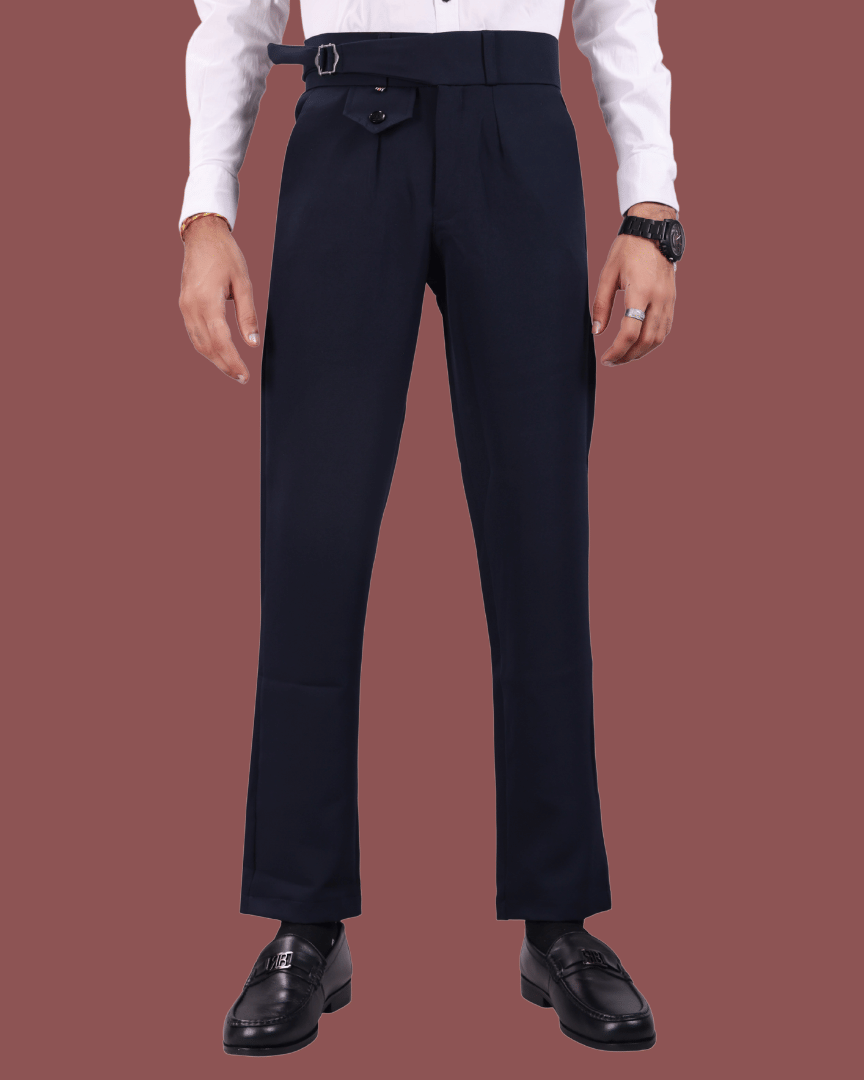     			ikigai Regular Men's Formal Trouser - Blue ( Pack of 1 )