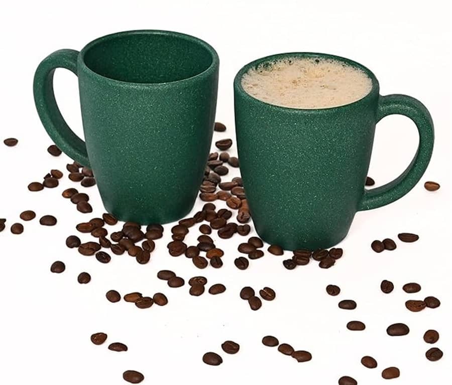 iview kitchenware Coffee/Tea/Milk/Chai Plastic Coffee Mug 300 mL ( Pack of 2 )
