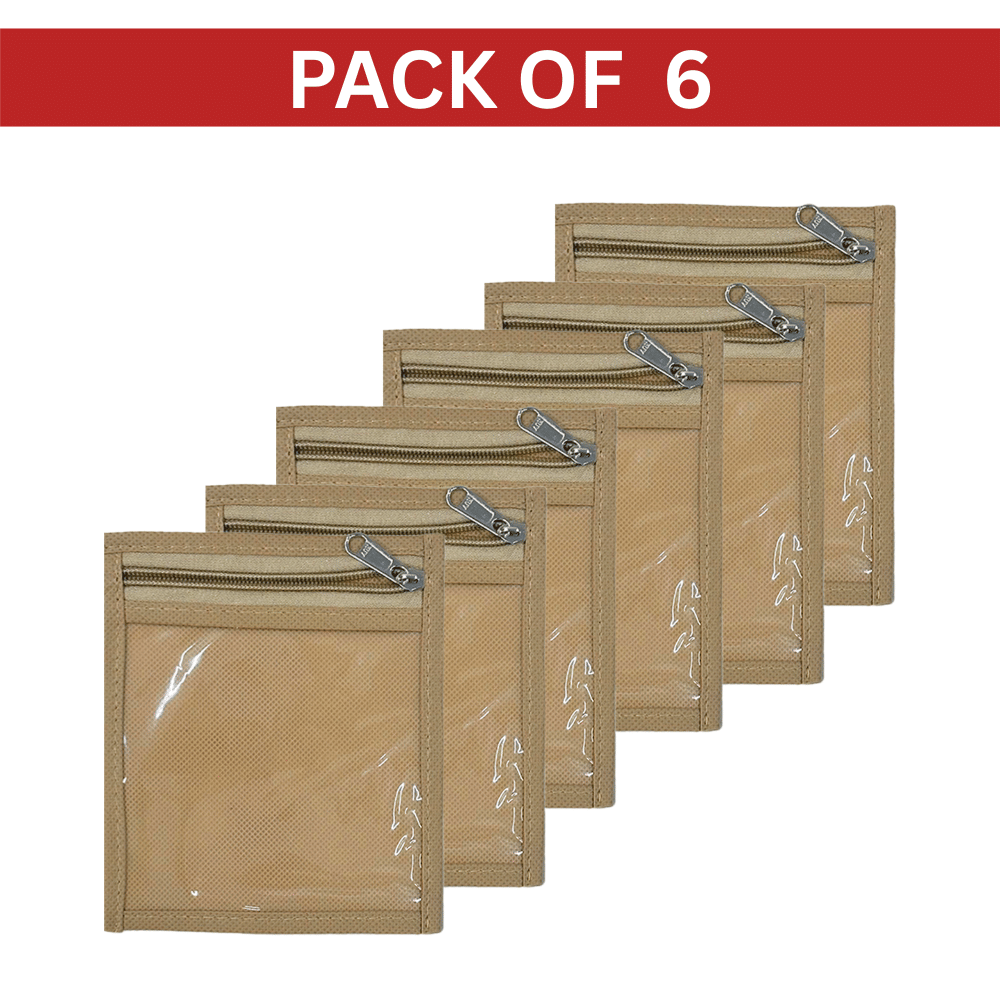     			jewelary Cover / jewelary Storage & Organizer with Transparent Window (PACK OF 6)