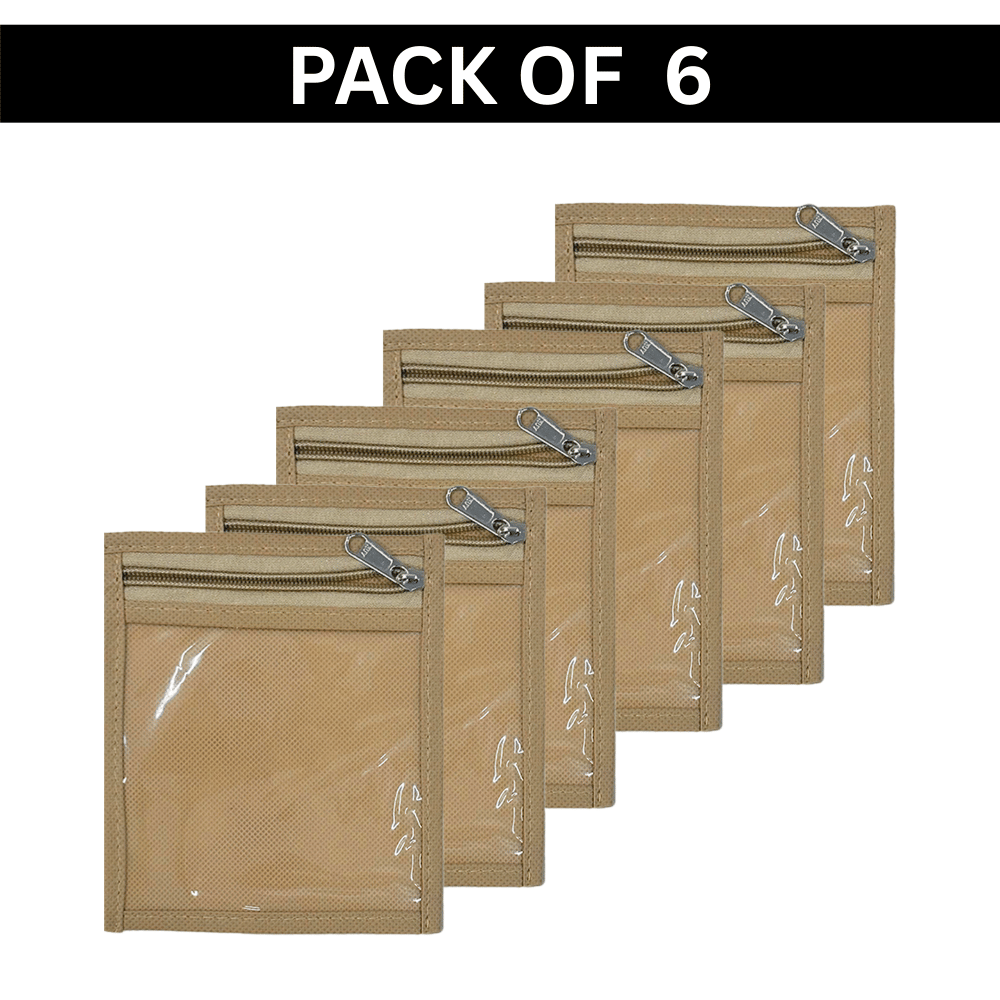    			jewelary Cover / jewelary Storage & Organizer with Transparent Window (PACK OF 6)