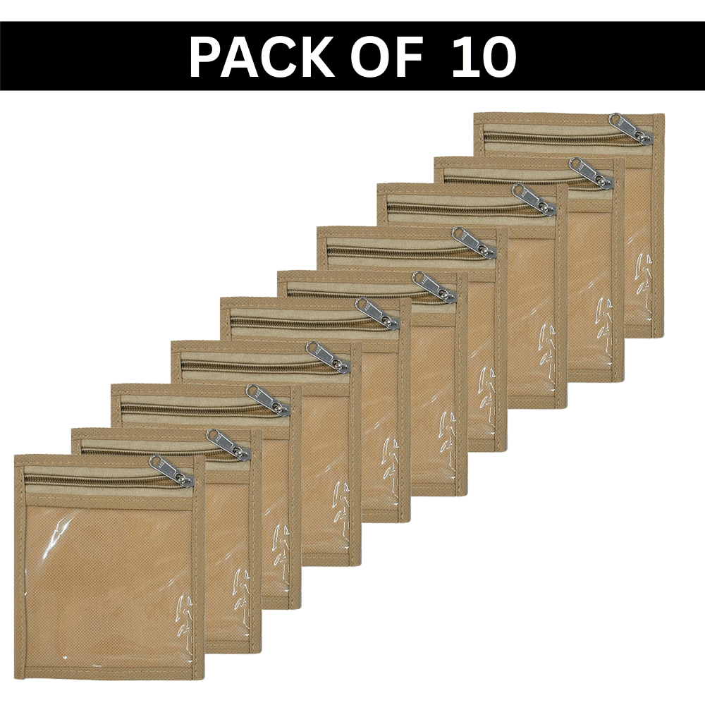     			jewelary Cover with Top Transparent Window (PACK OF 10)