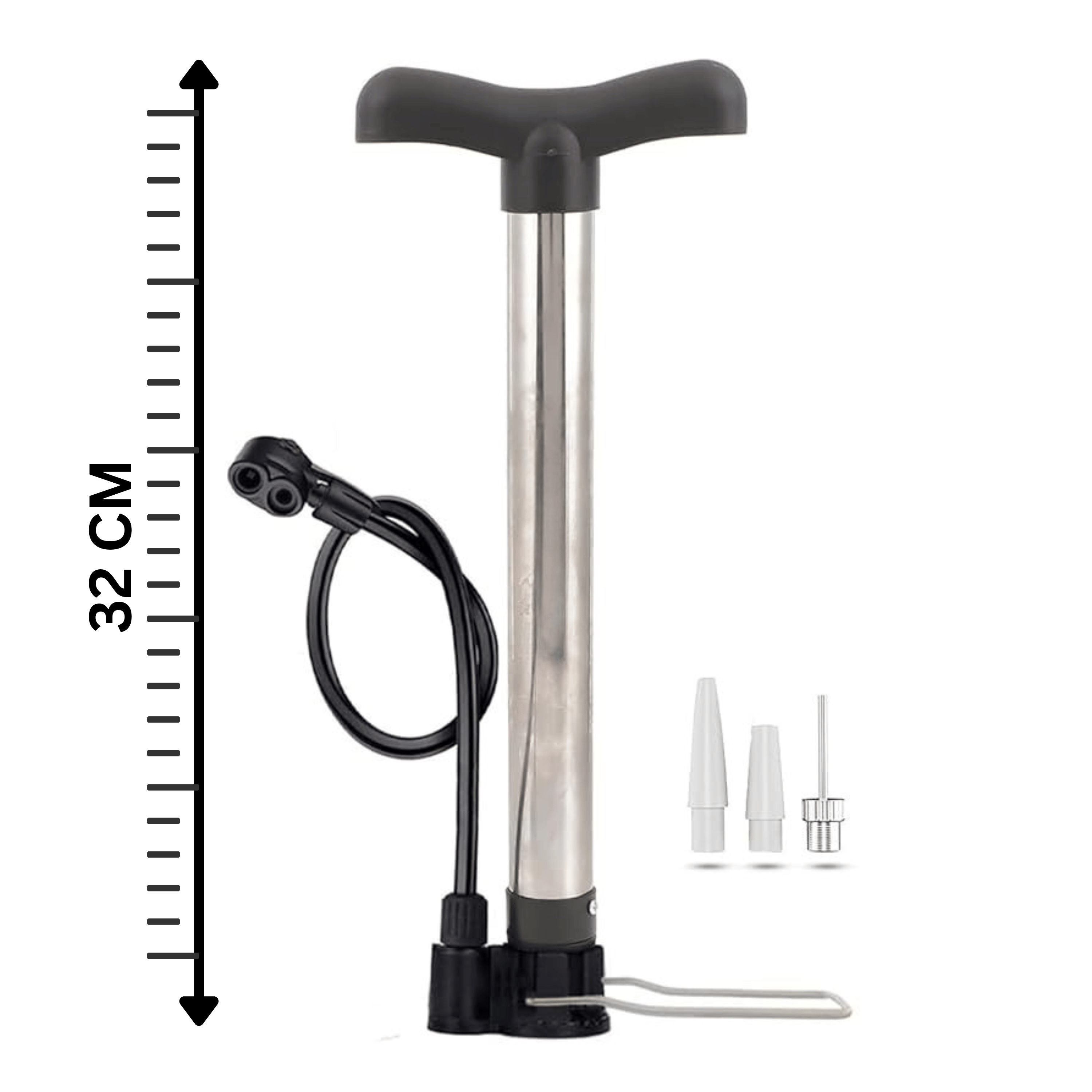     			2-in-1 Air Inflator for Bike Tyres and Sports Balls – Portable Pump