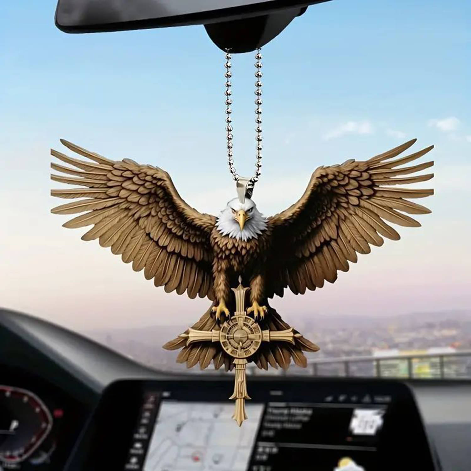     			3Mads Polyresin Car Hanging For Car ( Pack of 1 )