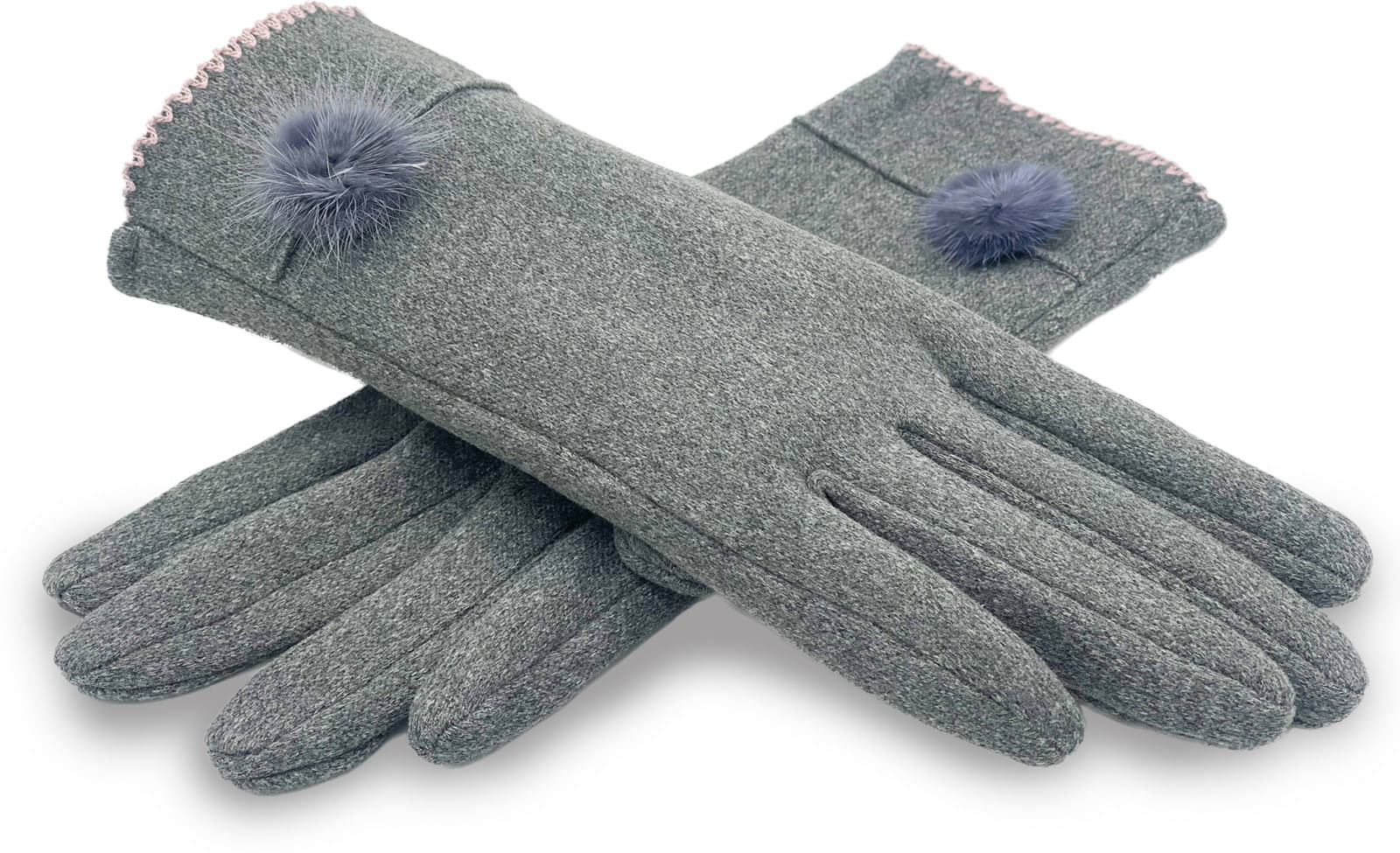 Alamos Gray Women's Woollen Gloves ( Pack of 1 ) Alamos Gray Women's Woollen Gloves ( Pack of 1 )