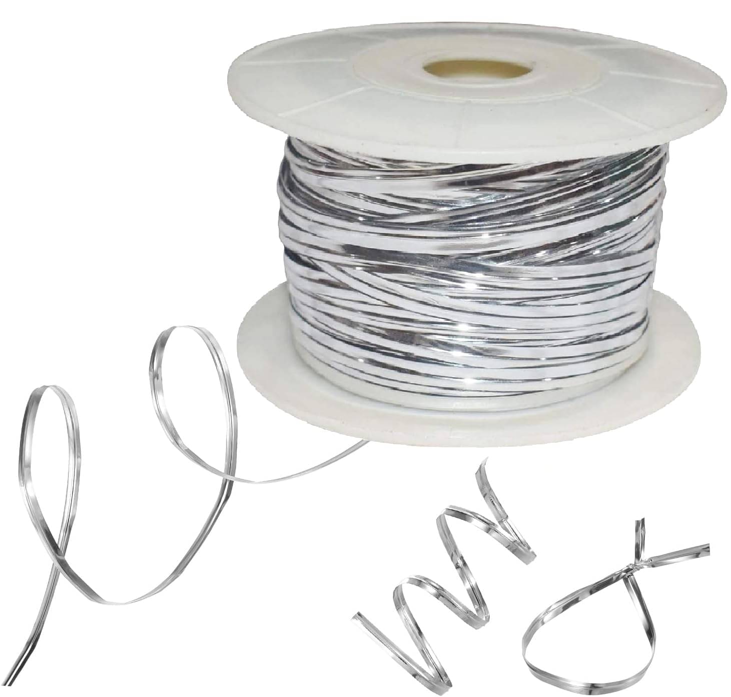     			Asian Hobby Crafts Metallic Twist N Tie Wire for Gift Wrapping, Cake Pops, Candy, Chocolate & Cone Sealing – Silver (100 Yards Approx.)