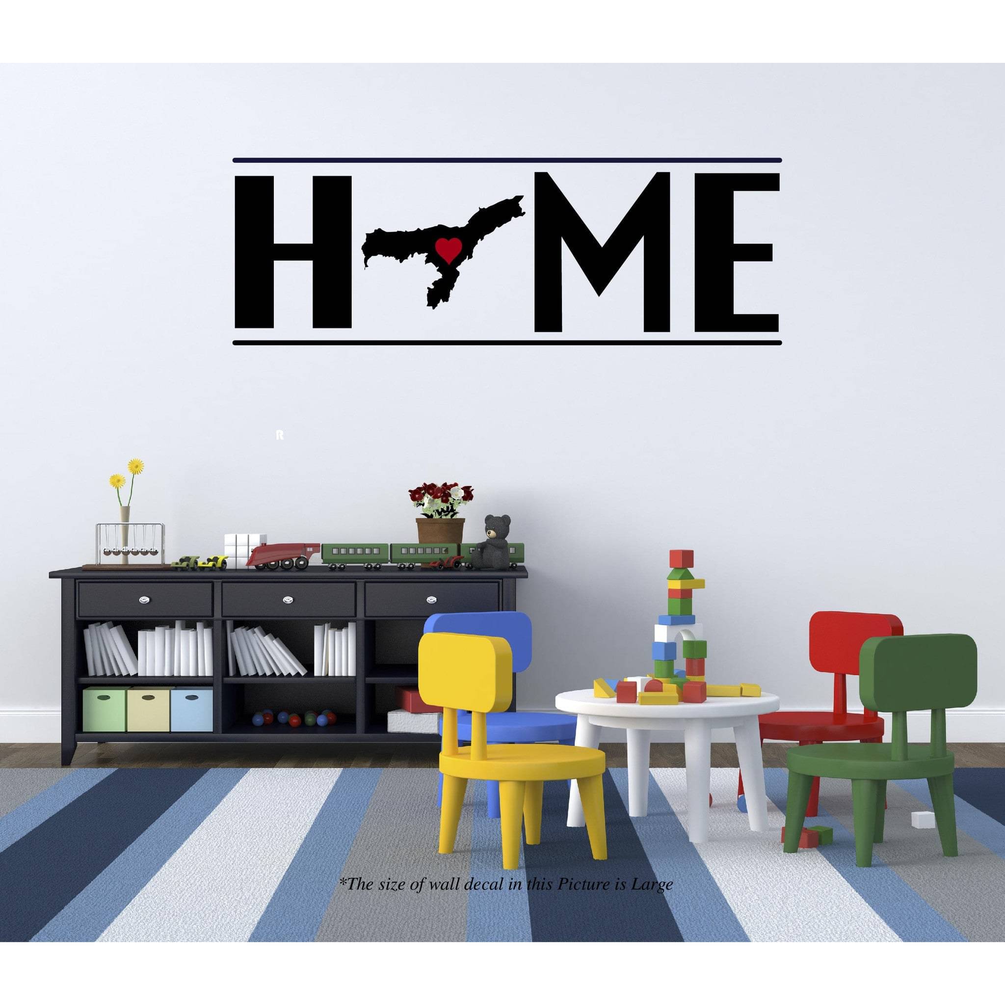     			Assam My Home Wall Decal