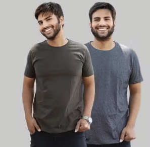 BOUNCE BACK Men Cotton Regular Fit Solid T-Shirt ( Multicolor ) BOUNCE BACK Men Cotton Regular Fit Solid T-Shirt ( Multicolor )