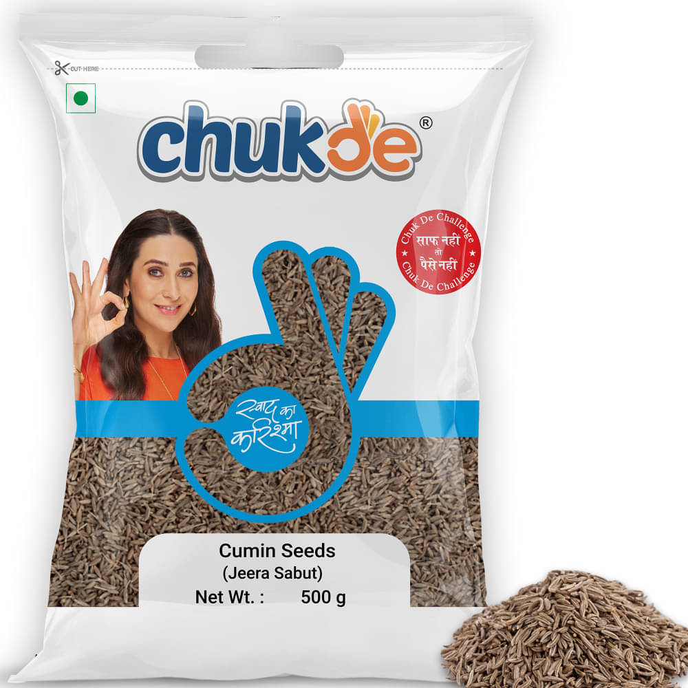 CHUKDE Sabut Jeera | Whole Cumin Seeds 500 gm CHUKDE Sabut Jeera | Whole Cumin Seeds 500 gm