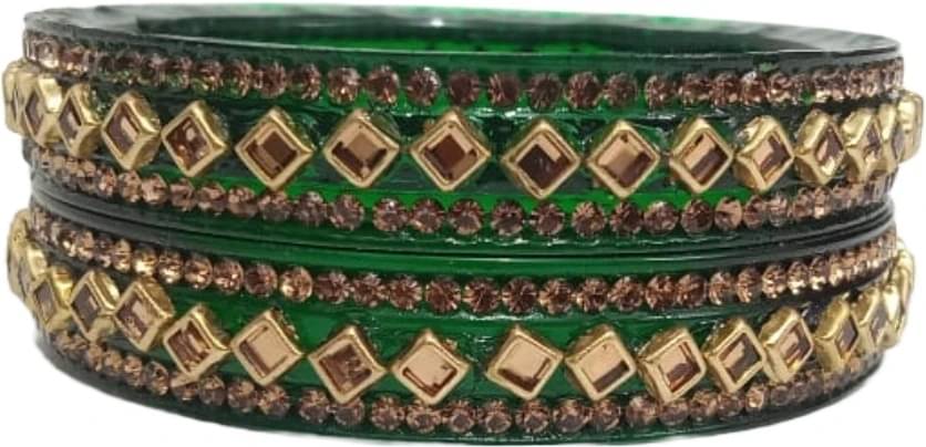 DHANOTIYA Green Kada ( Pack of 2 ) DHANOTIYA Green Kada ( Pack of 2 )