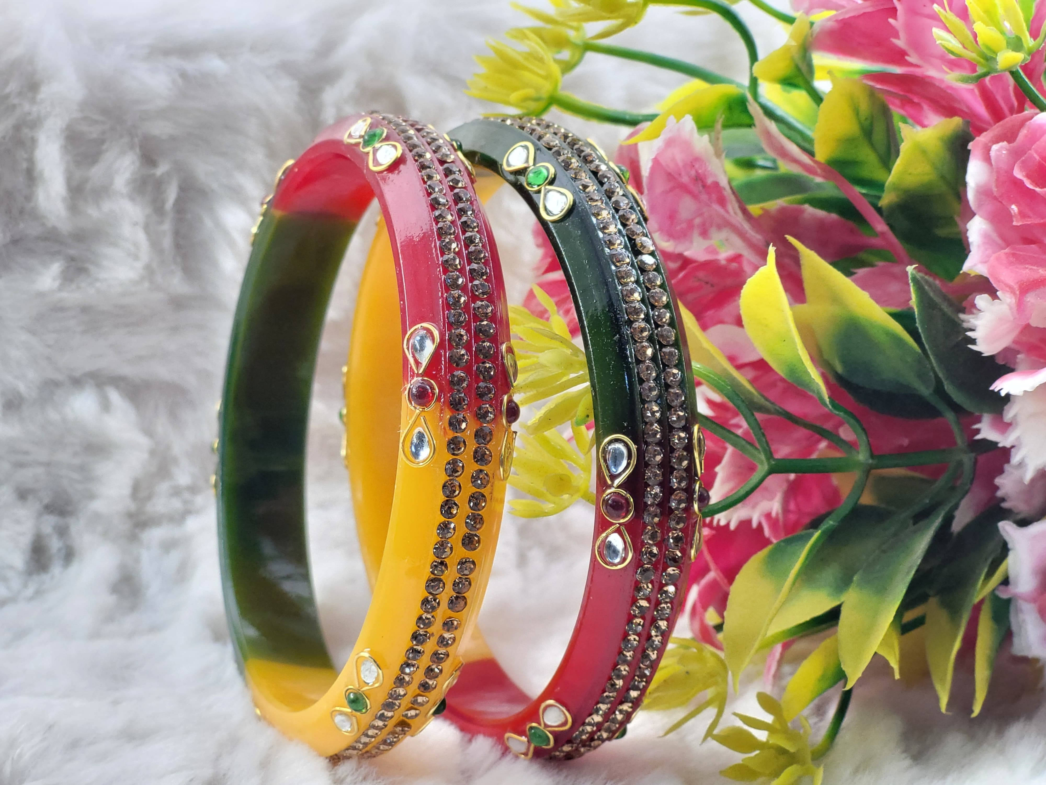 DHANOTIYA Multicolor Kada ( Pack of 2 ) DHANOTIYA Multicolor Kada ( Pack of 2 )