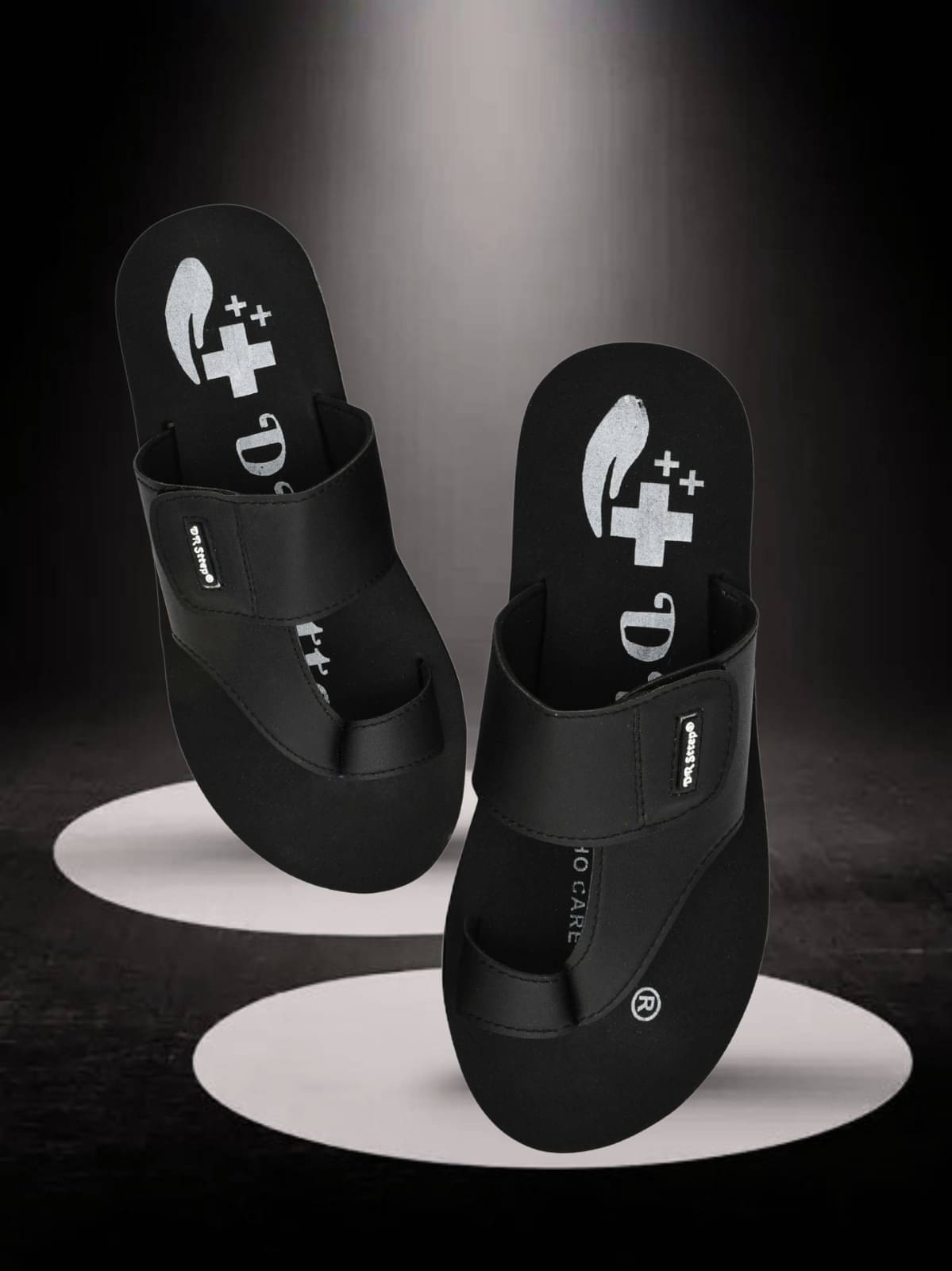     			DOCTOR STEP Black Men's Daily Slipper