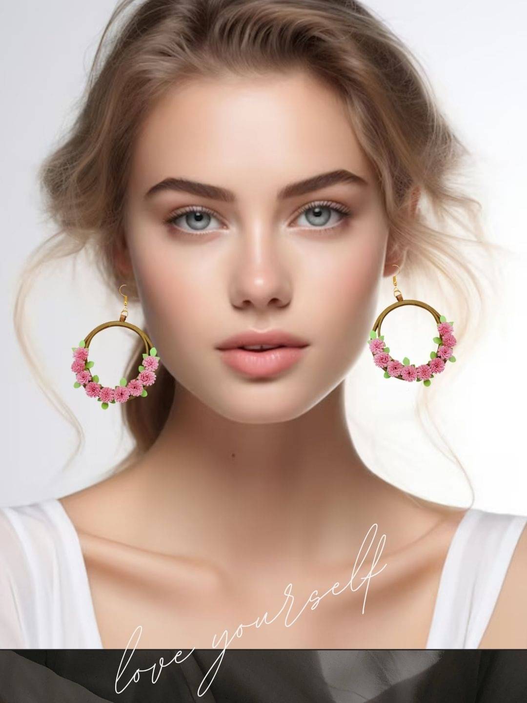     			Designer's Collection Pink Drop Earrings ( Pack of 1 )