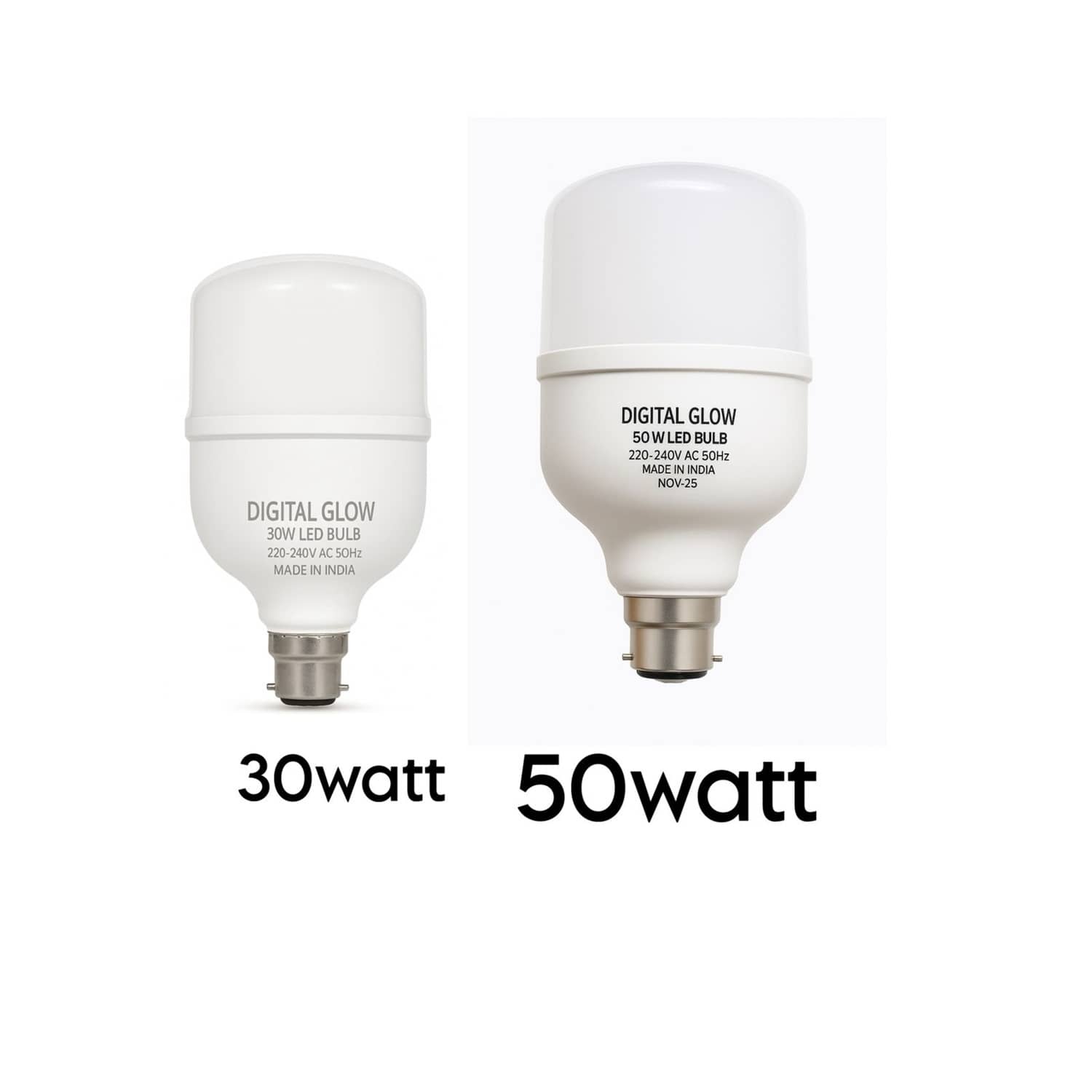 Digital glow 30W Cool Day Light LED Bulb ( Pack of 2 )