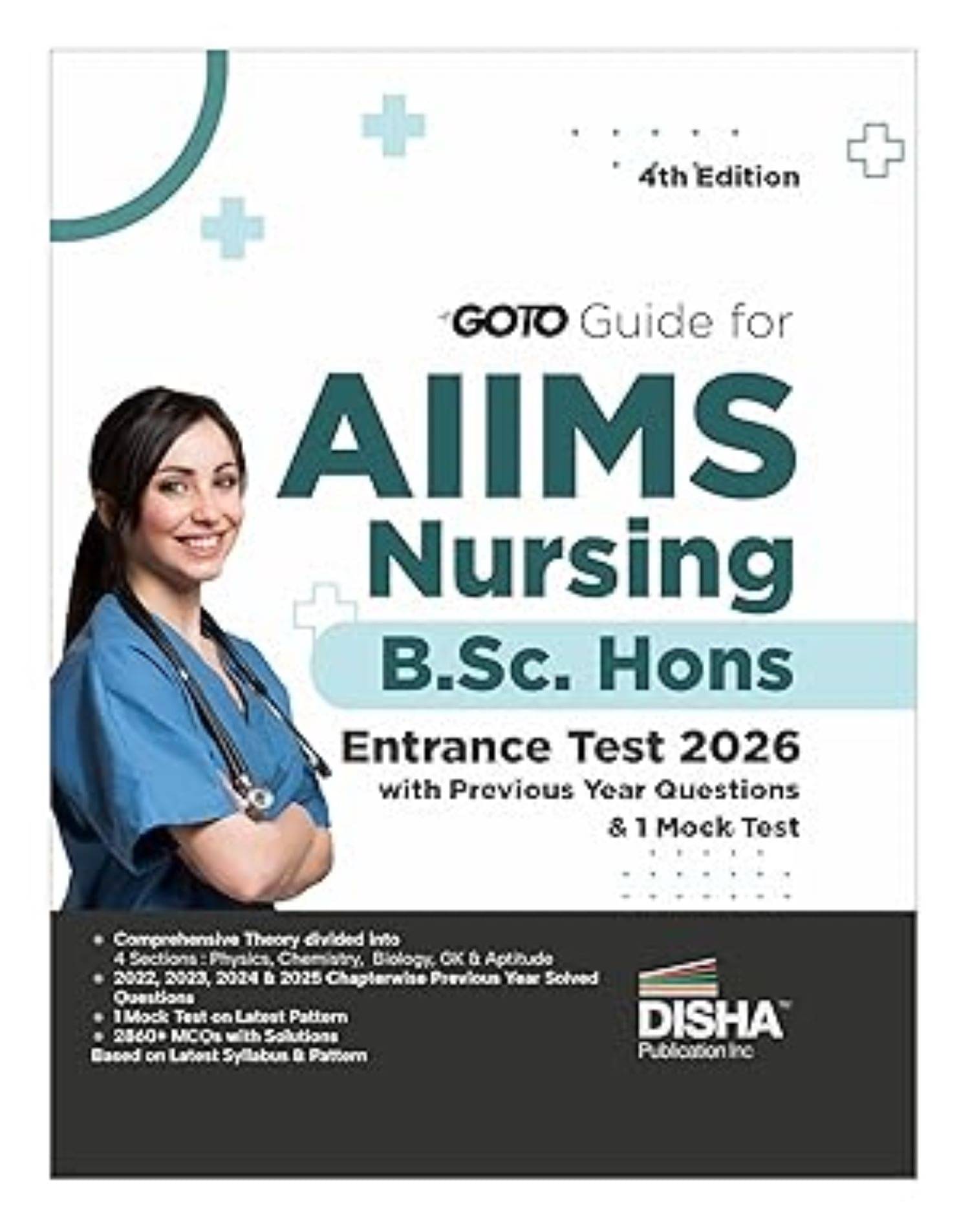 Disha Go To Guide for AIIMS Nursing B.Sc. Hons. Entrance Test 2026 Disha Go To Guide for AIIMS Nursing B.Sc. Hons. Entrance Test 2026