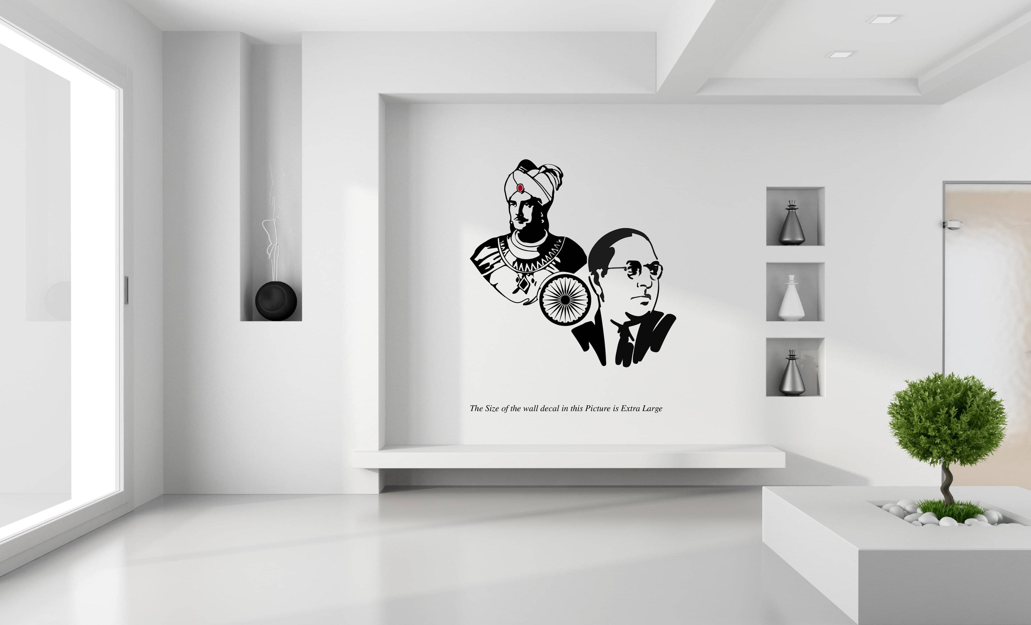     			Dr Ambedker I Samrat Ashok Wall Decal