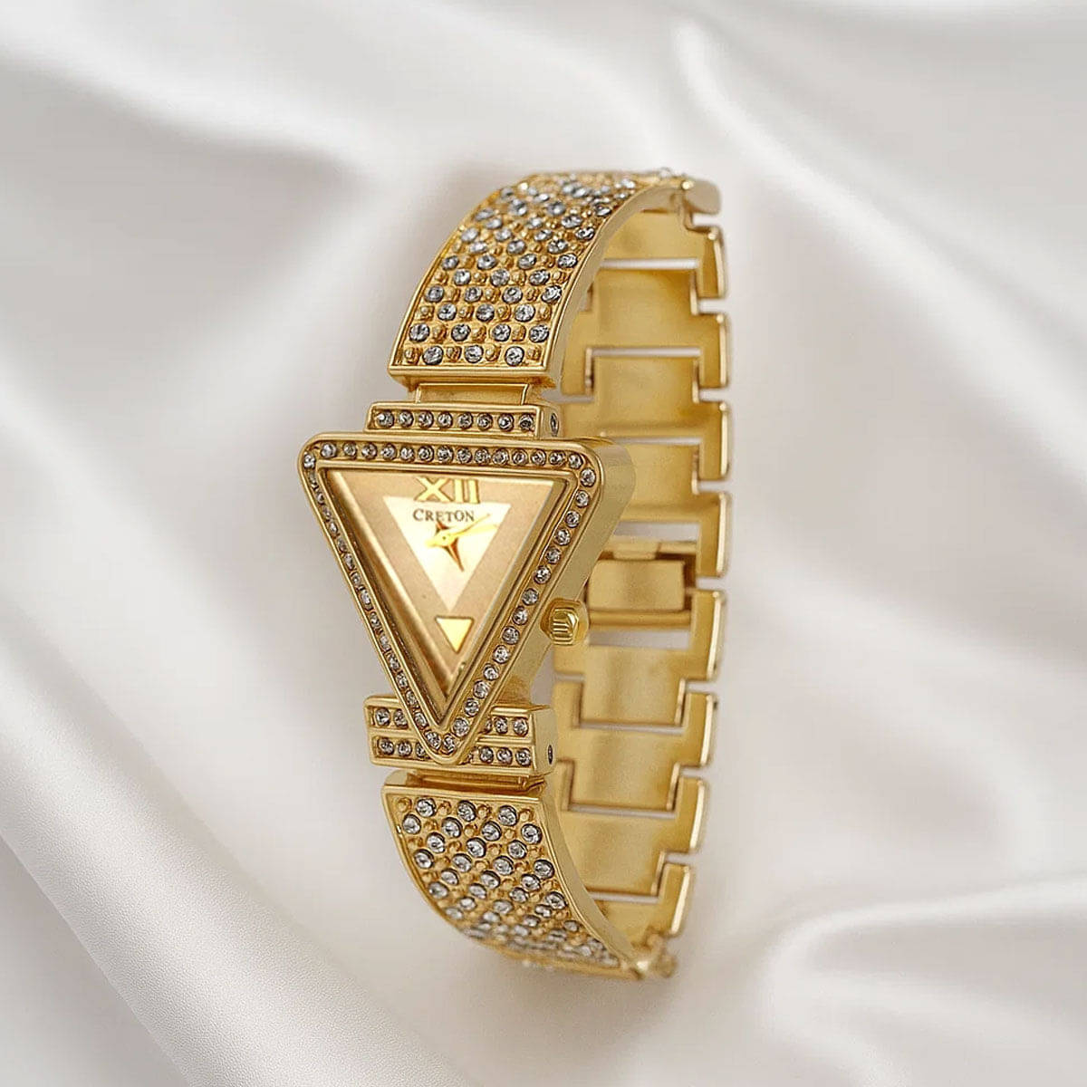 Fadiso Fashion Gold Stainless Steel Analog Womens Watch Fadiso Fashion Gold Stainless Steel Analog Womens Watch