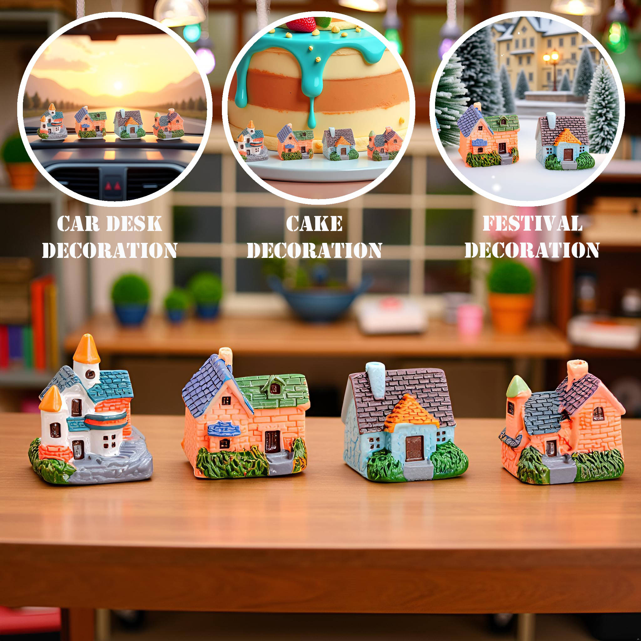 Flenzy 4 Piece of Sweet European Style Country Villas Flenzy 4 Piece of Sweet European Style Country Villas
