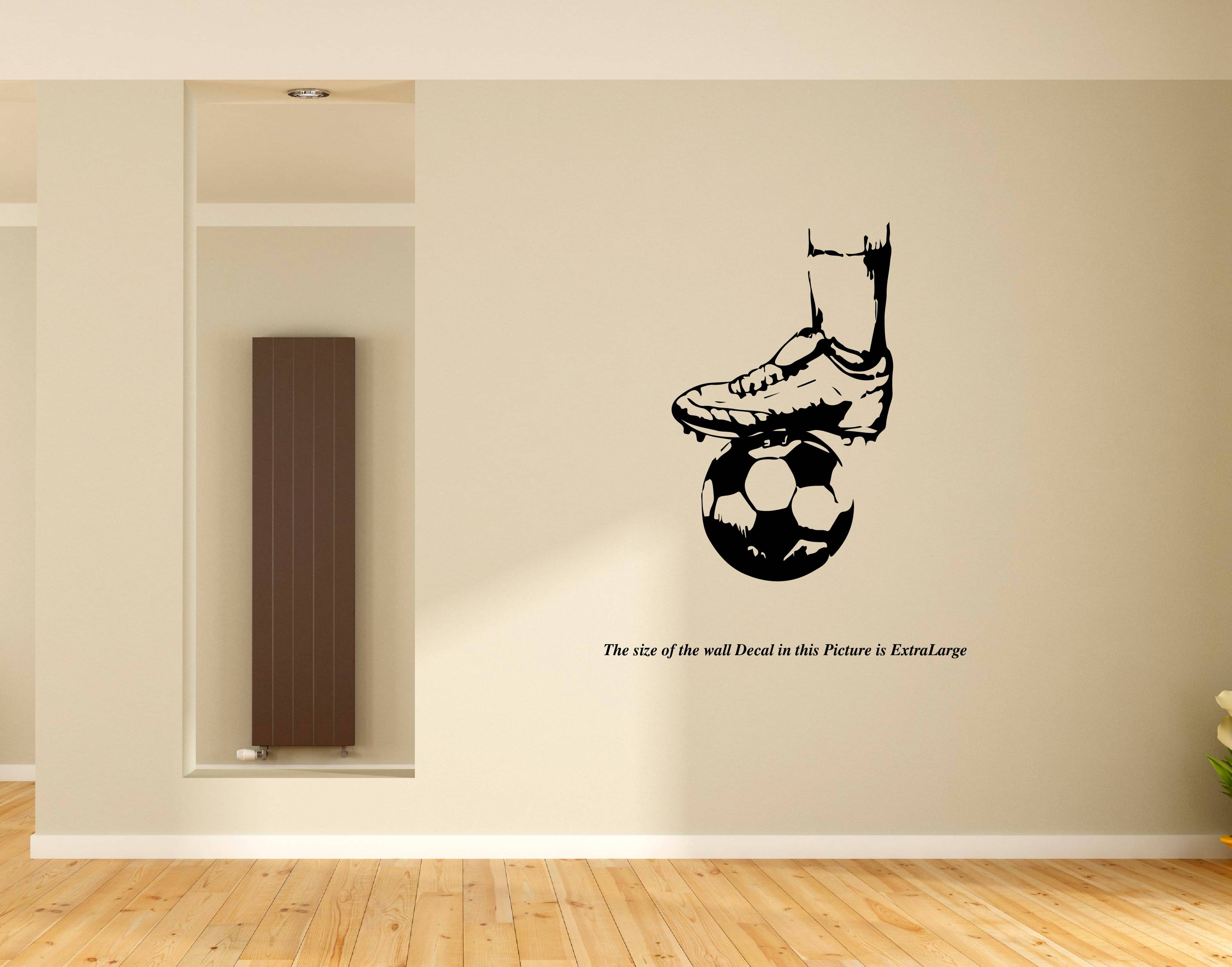     			PEACOCKRIDE Foot ball I Foot ball Player I Wall Decal Wall Stickers