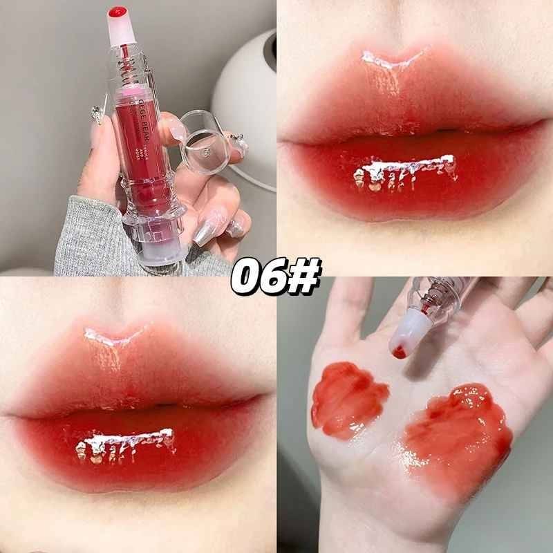    			GEGE BEAR Blood Red Glossy Lip Gloss 24