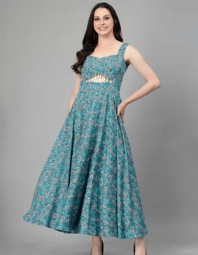 GENERIC CRAZY Women Crepe A-line Dress ( Multicolor ) GENERIC CRAZY Women Crepe A-line Dress ( Multicolor )
