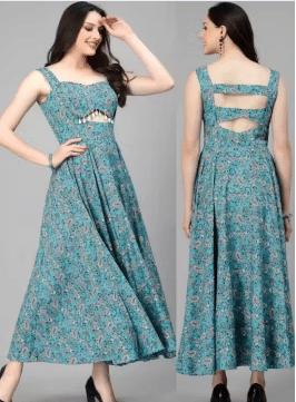     			GENERIC CRAZY Women Crepe A-line Dress ( Multicolor )