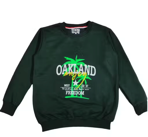     			Generic Vestido hub Pack of 1 Boys Woollen Sweatshirt ( Green )