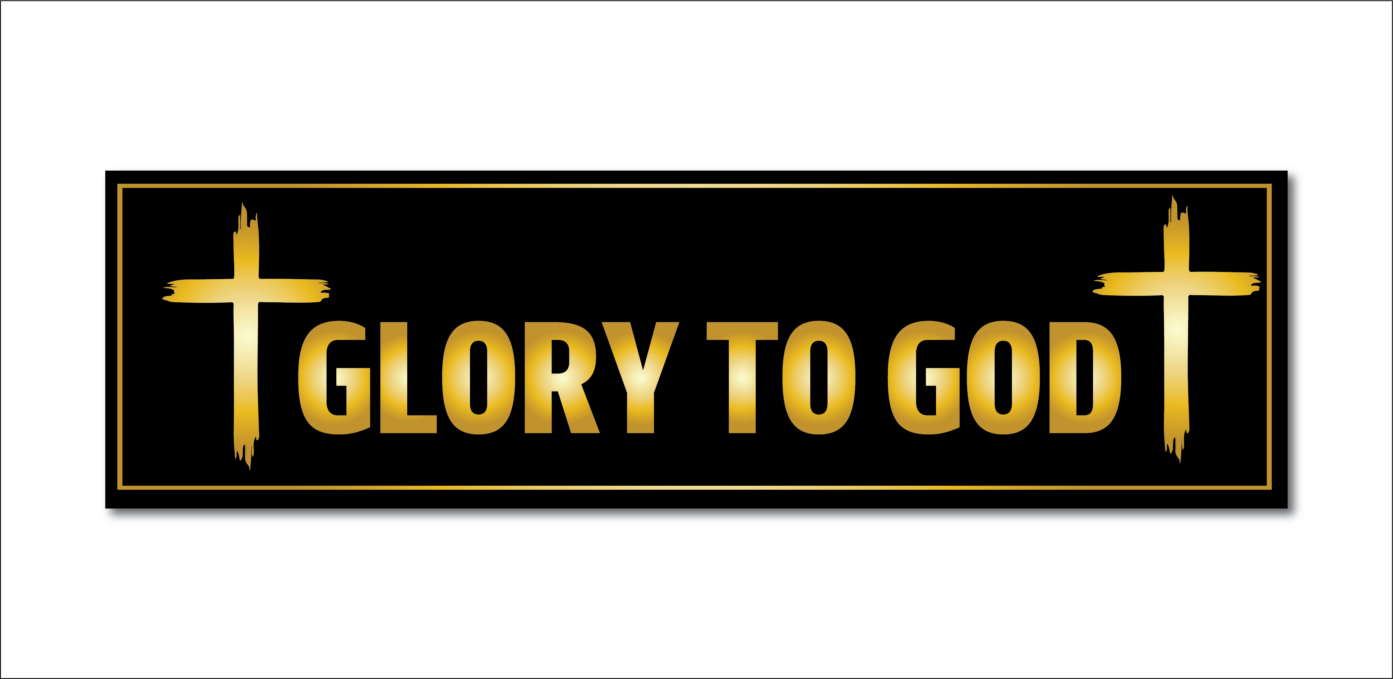     			Glory to God I Jesus Christ I Velankanni Matha I Mary Matha I Quote Wall Sticker
