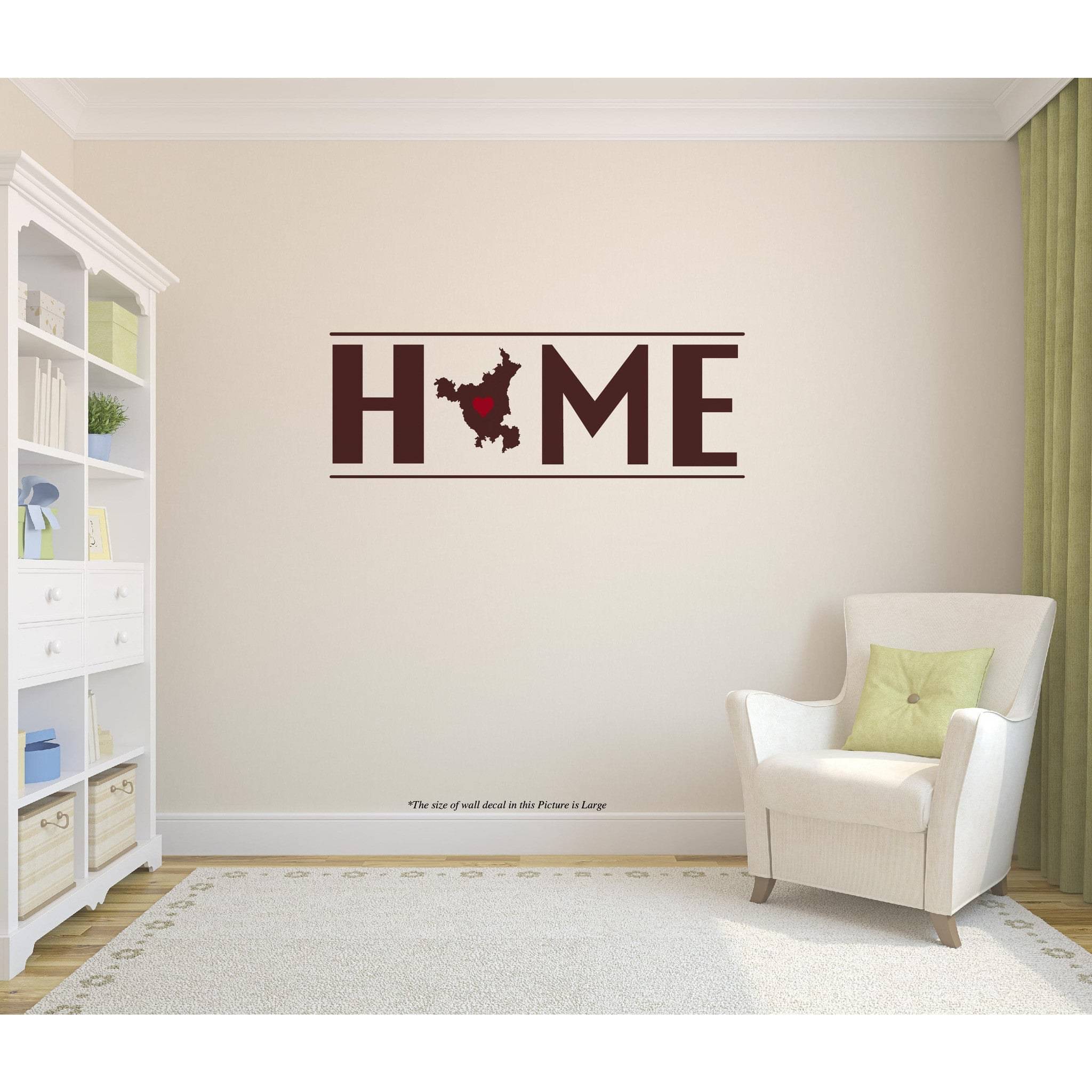     			Haryana My Home Wall Decal Wall Decal