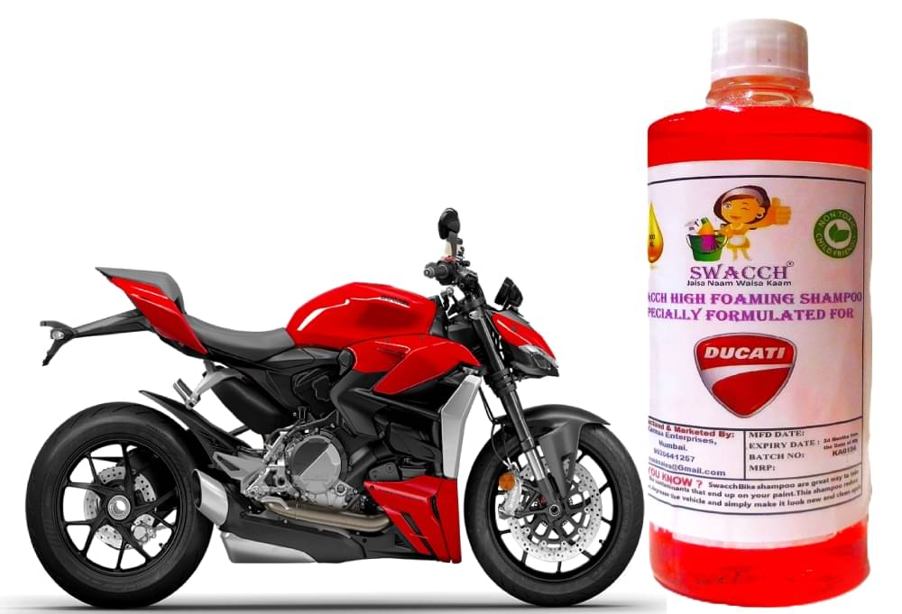 High Foaming Bike Shampoo Formulated For Ducati Streetfighter V2 I Thick Foam with Wax Coat I Non-Toxic Formula I uper Saver Pack I Premium Wax Formulation I Glossy & Shine I 500ml High Foaming Bike Shampoo Formulated For Ducati Streetfighter V2 I Thick Foam with Wax Coat I Non-Toxic Formula I uper Saver Pack I Premium Wax Formulation I Glossy & Shine I 500ml