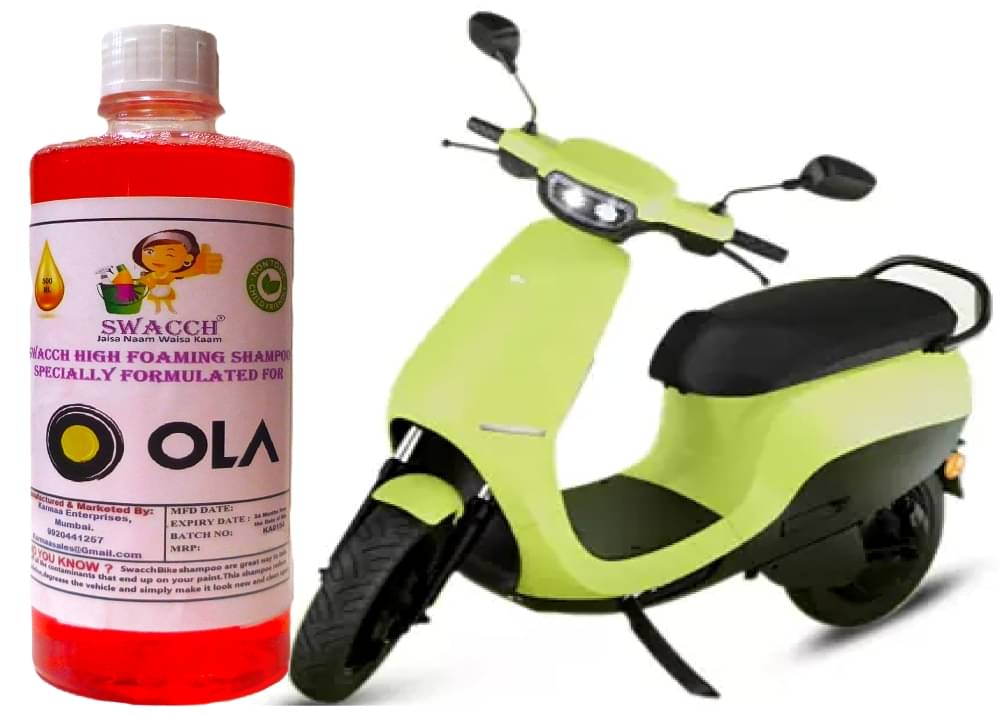 High Foaming Bike Shampoo Formulated For OLA S1 , Thick Foam with Wax Coat I Non-Toxic Formula I Ph Balanced I Super Saver Pack I Premium Wax Formulation I Glossy & Shine I 500ml High Foaming Bike Shampoo Formulated For OLA S1 , Thick Foam with Wax Coat I Non-Toxic Formula I Ph Balanced I Super Saver Pack I Premium Wax Formulation I Glossy & Shine I 500ml