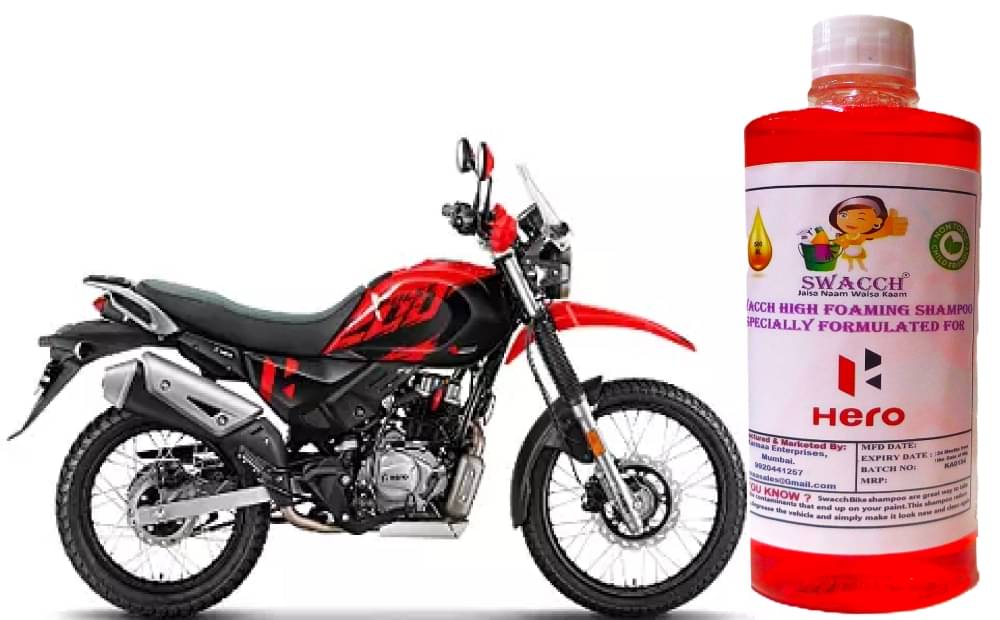 High Foaming Bike Shampoo Formulated For Hero X Pulse 200 4v I Thick Foam with Wax Coat I Non-Toxic Formula I Super Saver Pack I Premium Wax Formulation I Glossy & Shine I 500ml High Foaming Bike Shampoo Formulated For Hero X Pulse 200 4v I Thick Foam with Wax Coat I Non-Toxic Formula I Super Saver Pack I Premium Wax Formulation I Glossy & Shine I 500ml