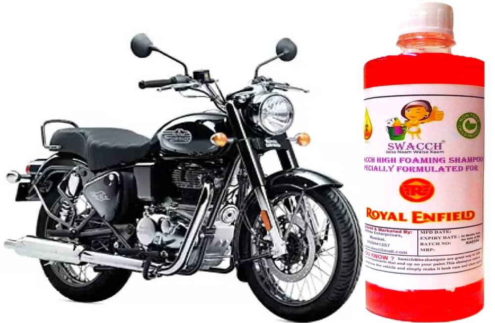 High Foaming Bike Shampoo Formulated For Royal Enfield Bullet 350 , Thick Foam with Wax Coat I Non-Toxic Formula I Super Saver Pack I Premium Wax Formulation I Glossy & Shine I 500ml High Foaming Bike Shampoo Formulated For Royal Enfield Bullet 350 , Thick Foam with Wax Coat I Non-Toxic Formula I Super Saver Pack I Premium Wax Formulation I Glossy & Shine I 500ml