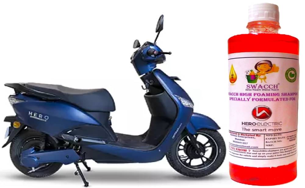 High Foaming Bike Shampoo Formulated For Hero Electric Optima CX I Thick Foam with Wax Coat I Non-Toxic Formula I Super Saver Pack I Premium Wax Formulation I Glossy & Shine I 500ml High Foaming Bike Shampoo Formulated For Hero Electric Optima CX I Thick Foam with Wax Coat I Non-Toxic Formula I Super Saver Pack I Premium Wax Formulation I Glossy & Shine I 500ml