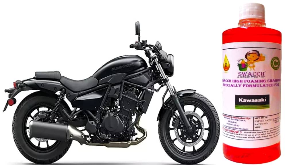     			High Foaming Bike Shampoo Formulated For Kawasaki Eliminator , Thick Foam with Wax Coat I Non-Toxic Formula I Ph Balanced I Super Saver Pack I Premium Wax Formulation I Glossy & Shine I 500ml