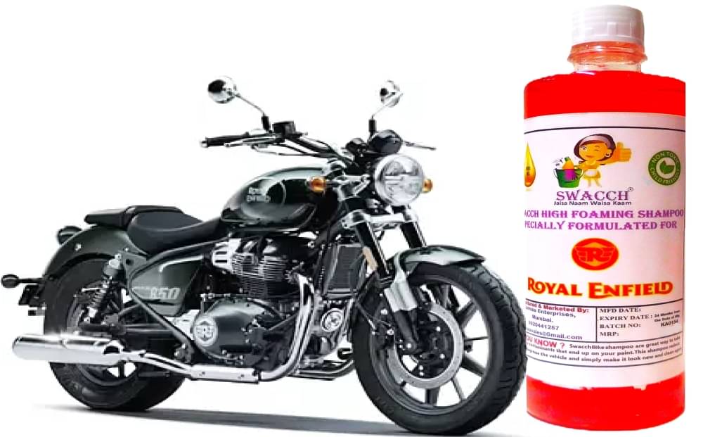 High Foaming Bike Shampoo Formulated For Royal Enfield Super Meteor 350 I Thick Foam with Wax Coat I Non-Toxic Formula I Super Saver Pack I Premium Wax Formulation I Glossy & Shine I 500ml High Foaming Bike Shampoo Formulated For Royal Enfield Super Meteor 350 I Thick Foam with Wax Coat I Non-Toxic Formula I Super Saver Pack I Premium Wax Formulation I Glossy & Shine I 500ml