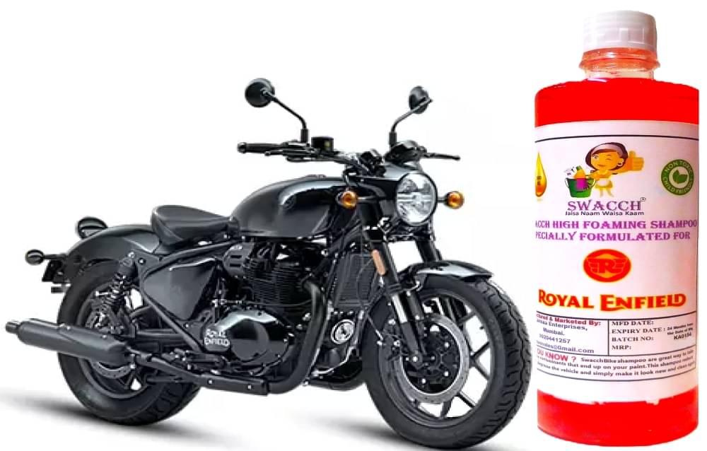 High Foaming Bike Shampoo Formulated For Royal Enfield Shotgun 650 I Thick Foam with Wax Coat I Non-Toxic Formula I Super Saver Pack I Premium Wax Formulation I Glossy & Shine I 500ml High Foaming Bike Shampoo Formulated For Royal Enfield Shotgun 650 I Thick Foam with Wax Coat I Non-Toxic Formula I Super Saver Pack I Premium Wax Formulation I Glossy & Shine I 500ml